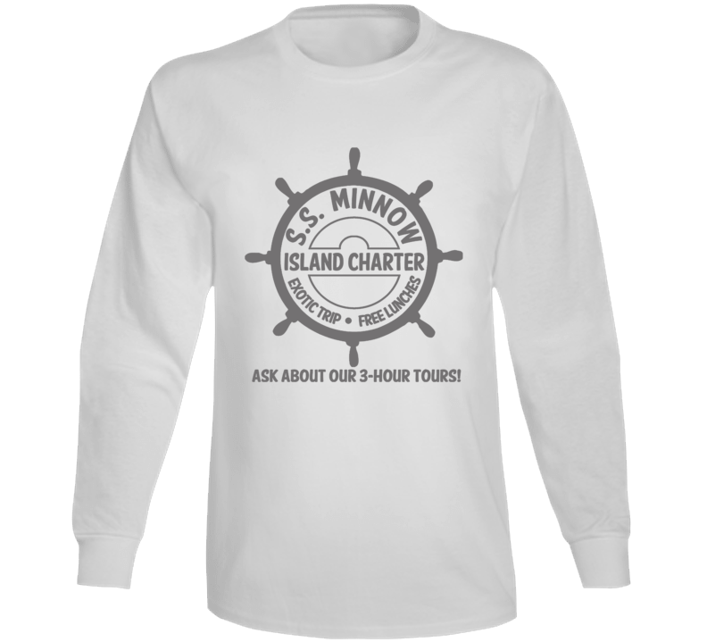 Gilligan's Island S.s. Minnow Island Charter Long Sleeve T Shirt