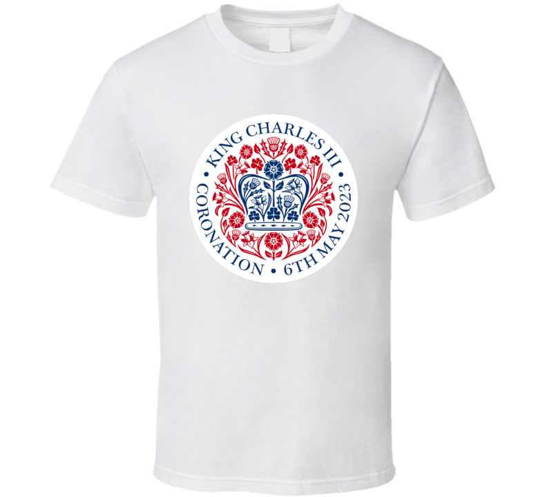 King Charles Coronation Emblem T Shirt