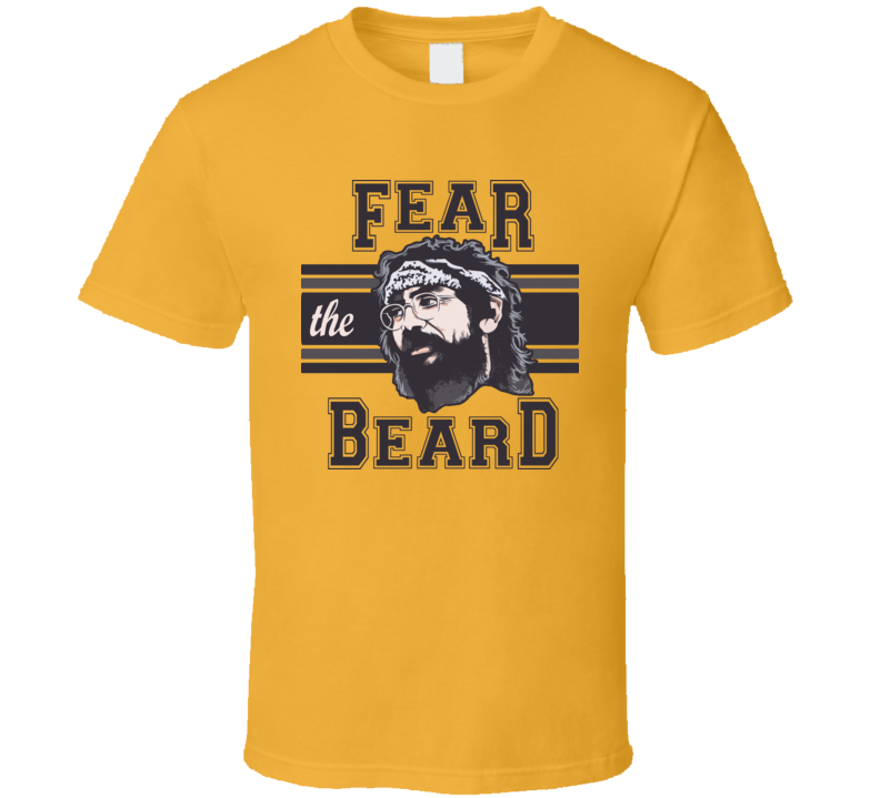 Chong Fear The Beard Stoner Weed Funny T Shirt