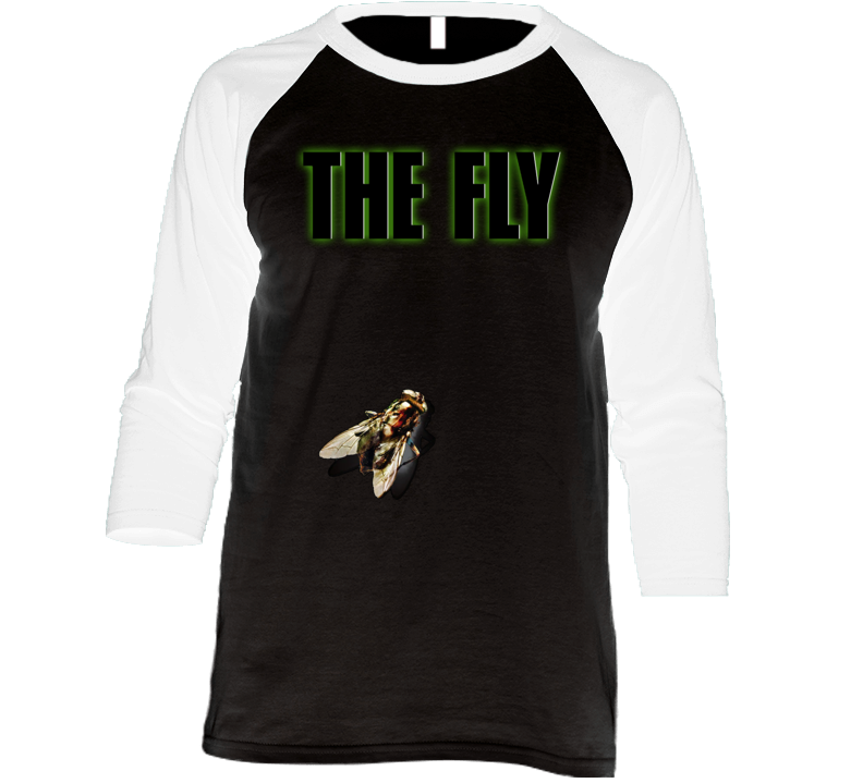 The Fly 80s Sci-fi Movie Raglan T Shirt