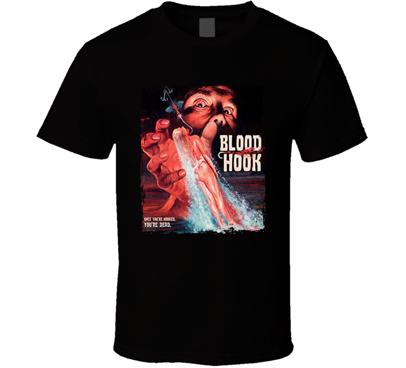 Blood Hook Horror Slasher Movie T Shirt