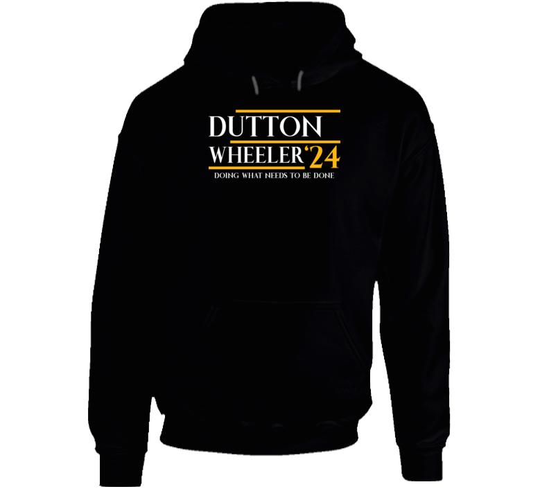 Dutton Wheeler 2024 President Vp Usa Parody Hoodie
