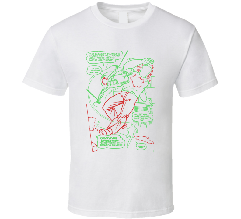 Spiderman Coloring Book Page T Shirt