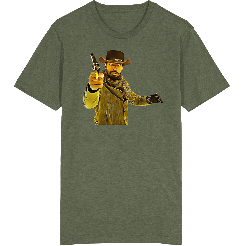 Django Unchained Jamie Foxx Movie T Shirt