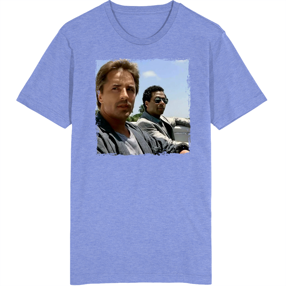 Miami Vice Sonny Crockett Ricardo Tubbs T Shirt