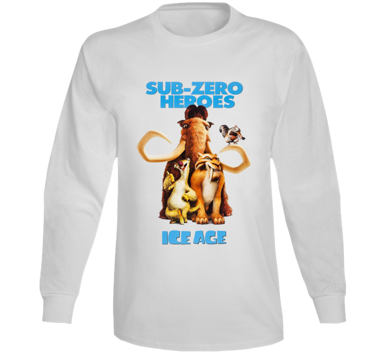 Ice Age Sub-zero Heroes Movie Long Sleeve T Shirt