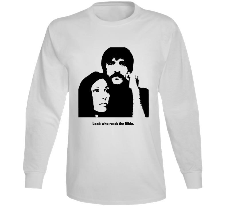 Sonny And Cher Look Who Reads The Bible Long Sleeve T Shirt