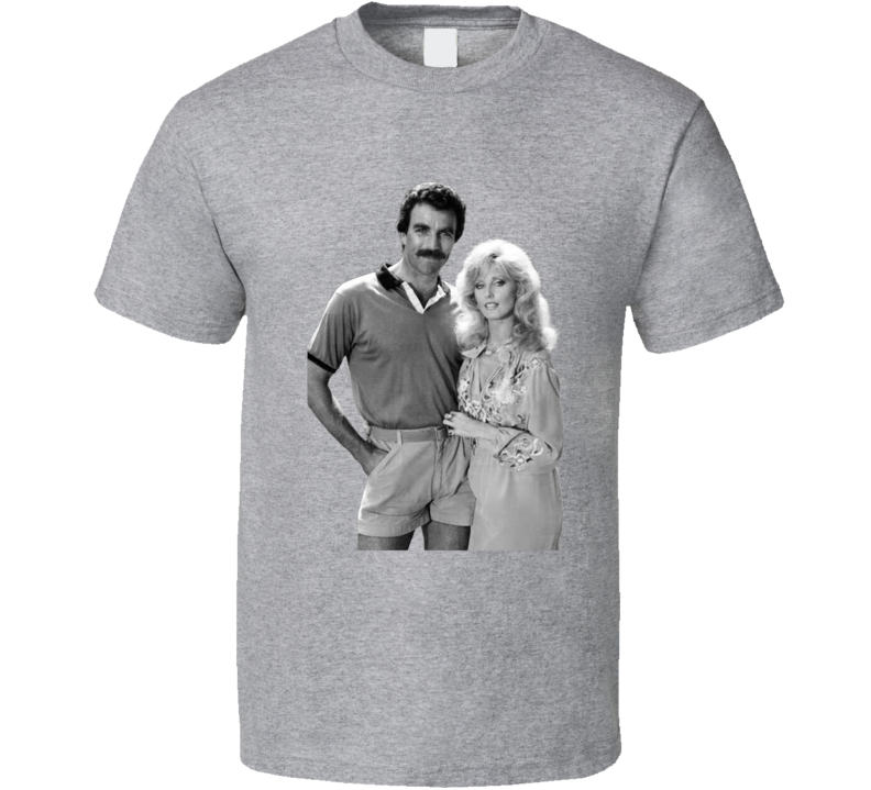 Magnum P.i. Tom Selleck Morgan Fairchild Tv T Shirt