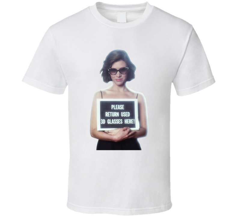 Carrie Fisher Please Return Used 3d Glasses Here T Shirt