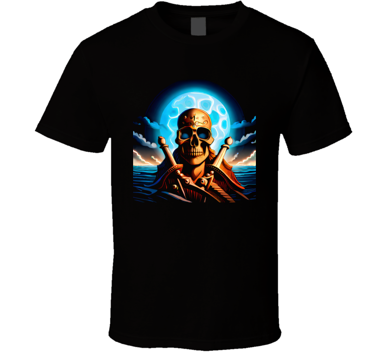 Skull Moonlight Journey Mystic Strength T Shirt