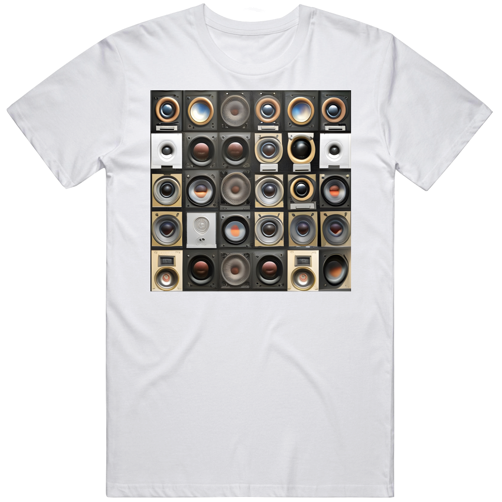 Wall Of Speakers Love Music T Shirt