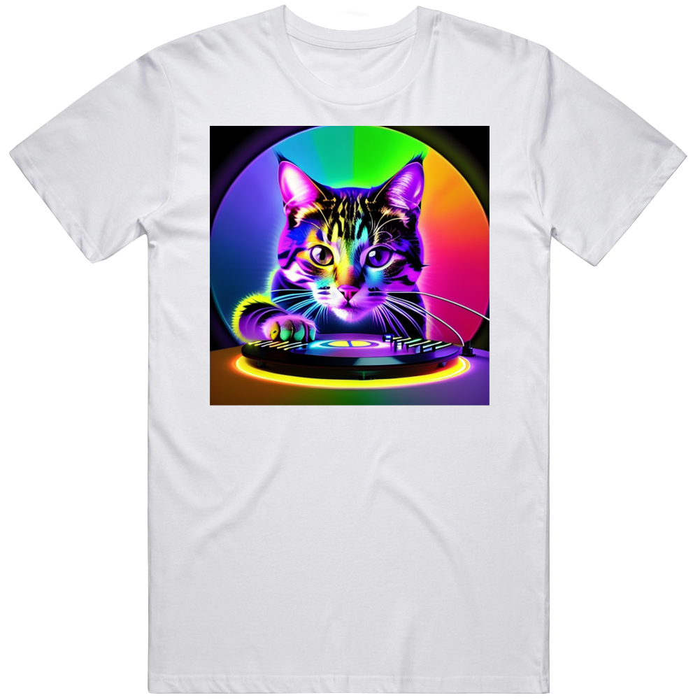 Cat Deejay Dj Cute T Shirt