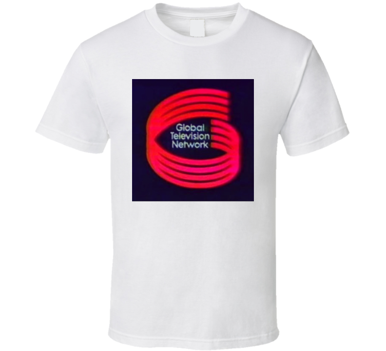 Old Global Television Network Logo Retro Tv T Shirt