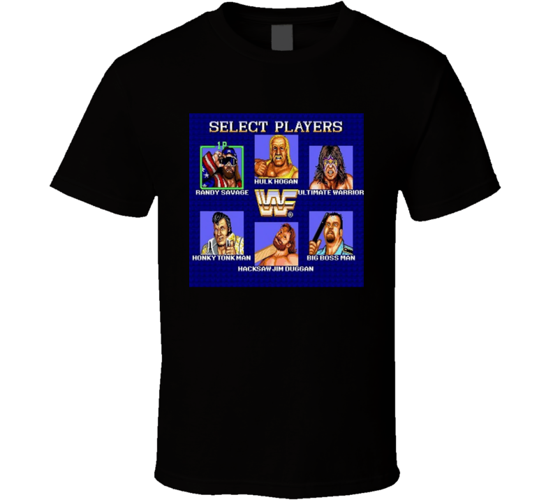 Wrestling Video Game Old School Retro T Shirt