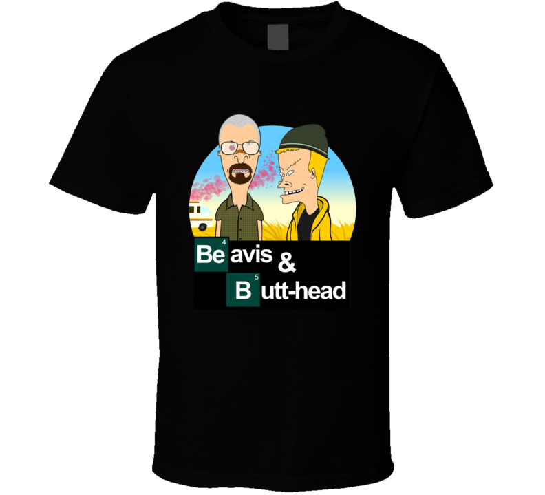 Beavis And Butthead Breaking Bad Mashup T Shirt