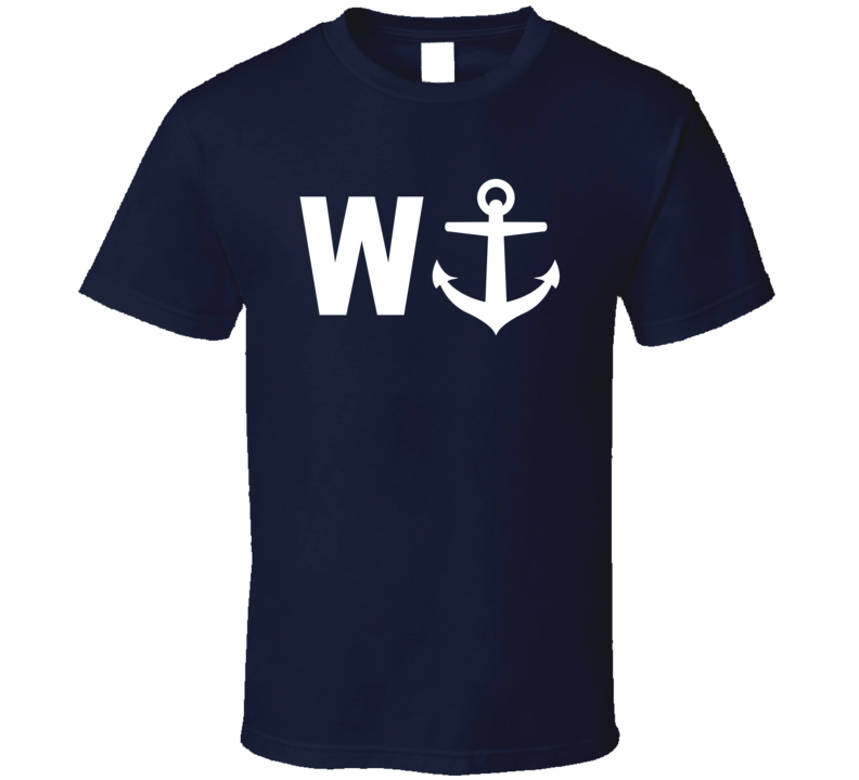 W Anchor Wanker British Slang T Shirt