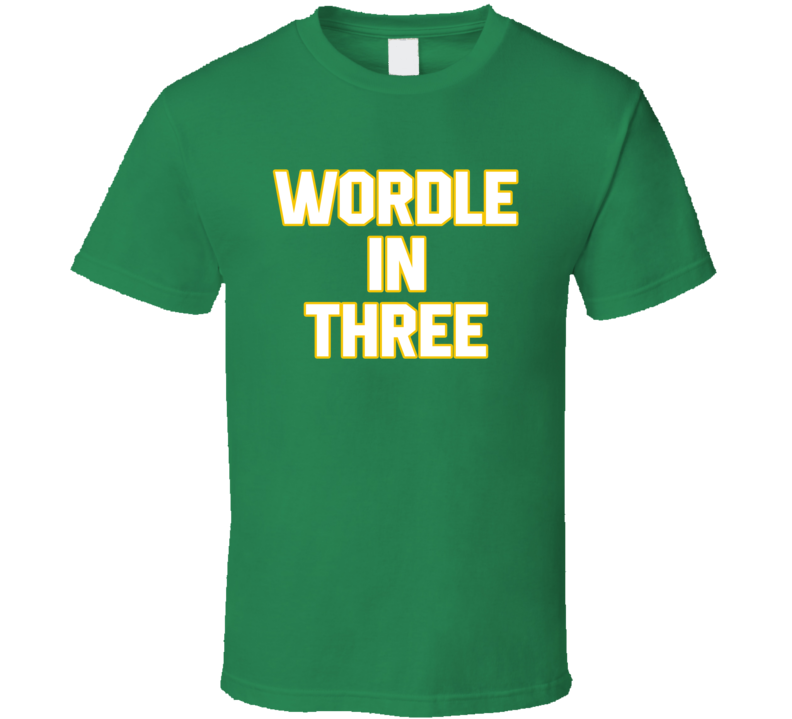 Wordle In Three T Shirt