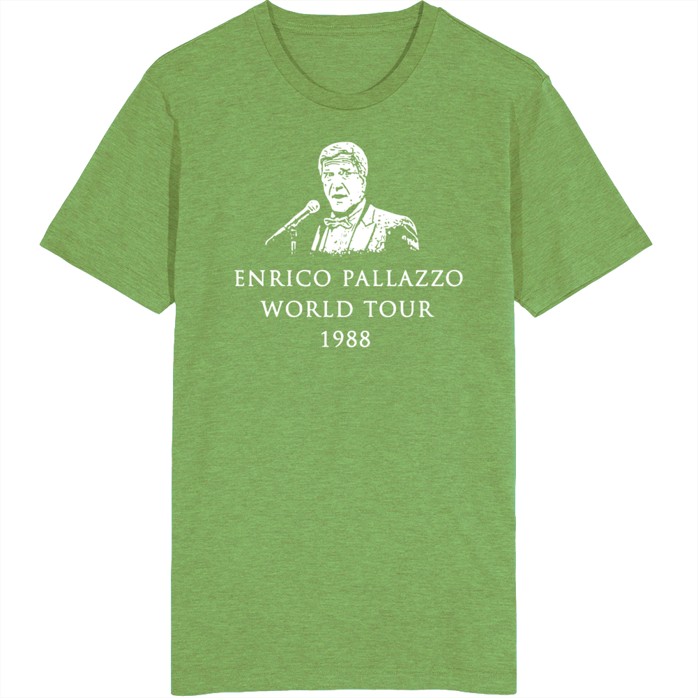 Enrico Palazzo World Tour 1988 Naked Gun Movie T Shirt