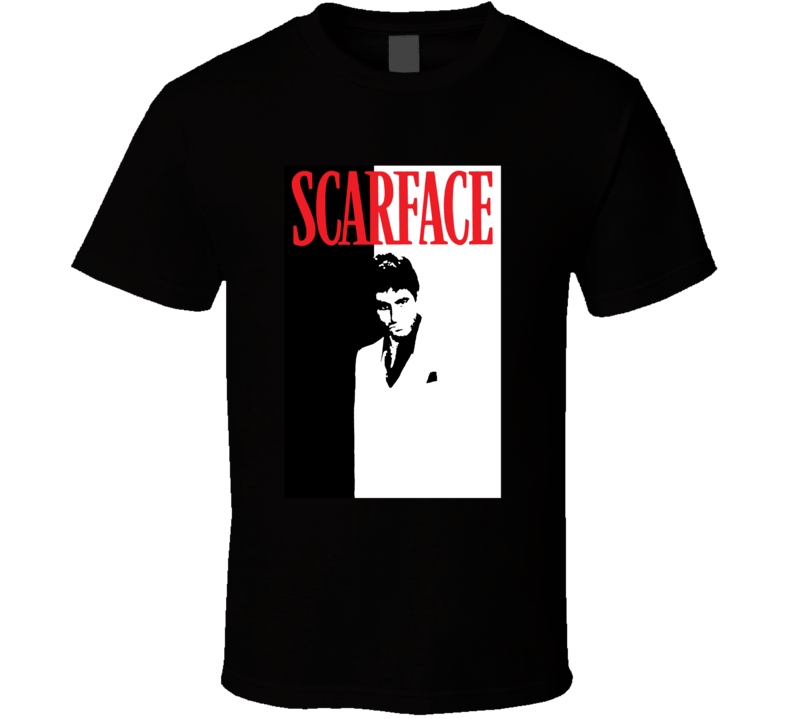 Scarface Tony Montana Al Pacino Movie Fan T Shirt