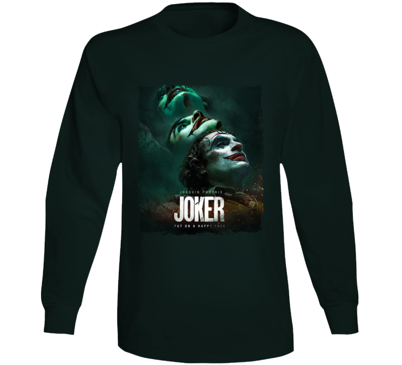 Joker Put On A Happy Face Movie Long Sleeve T Shirt