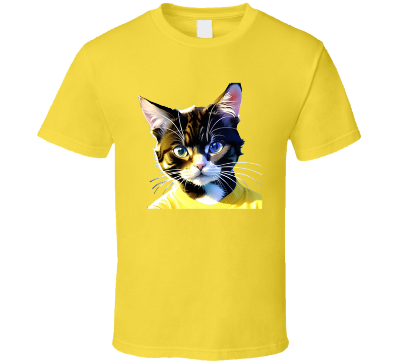 Cat In A Sweater T Shirt