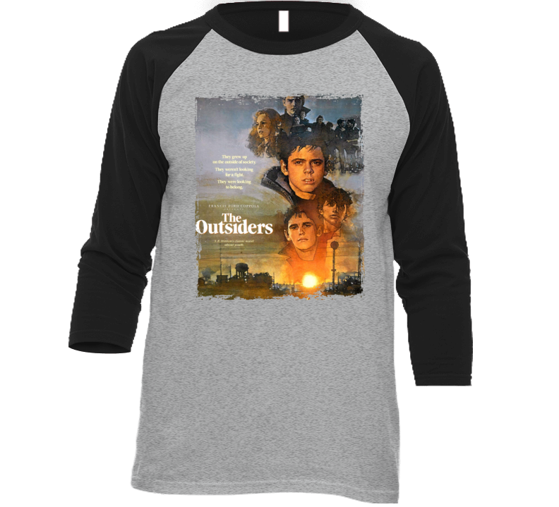 The Outsiders Movie  Raglan T Shirt