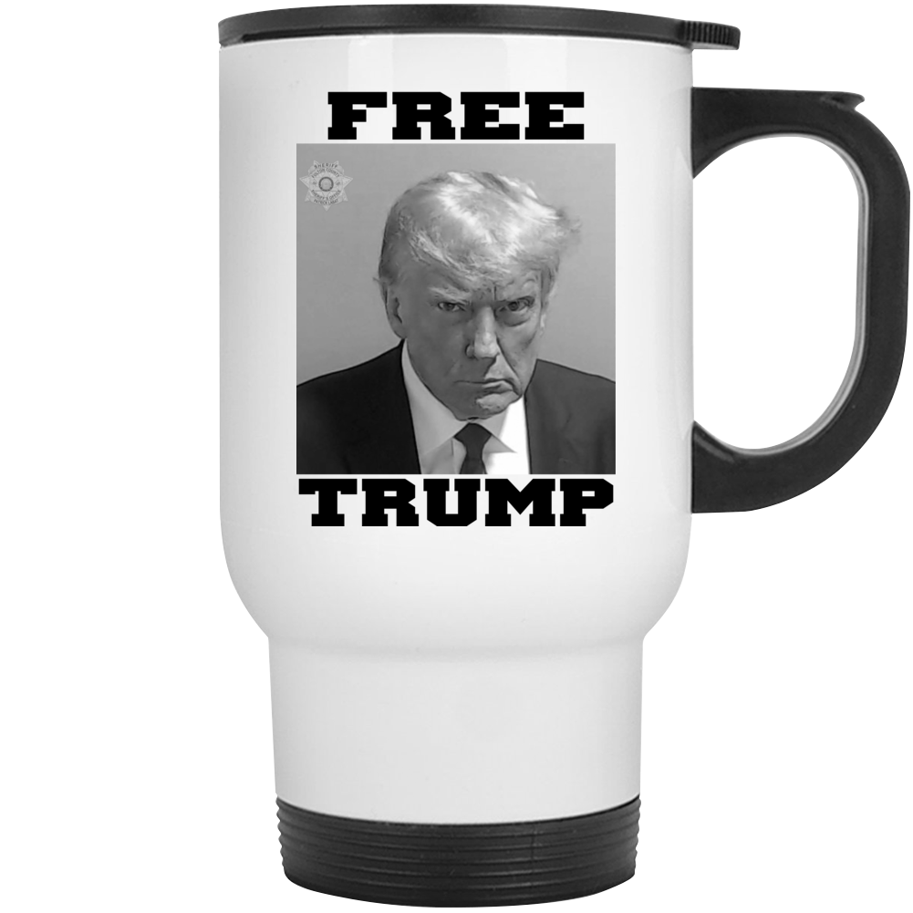 Free Donald Trump Usa President Mugshot Black And White Mug