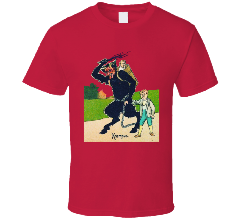 Krampus Stealing Children T Shirt