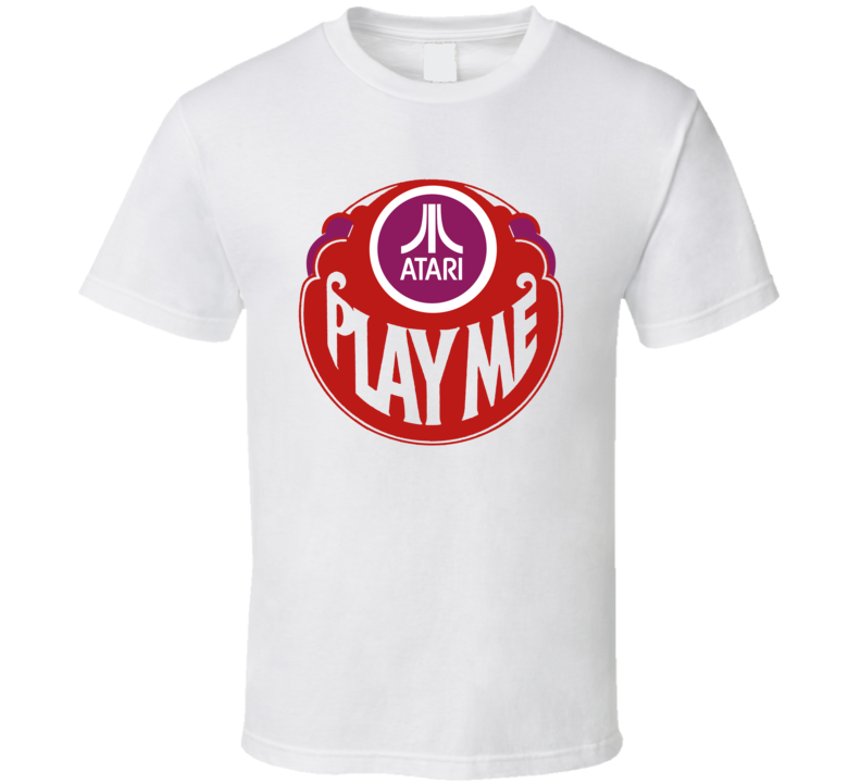 Atari Play Me Retro Video Game T Shirt
