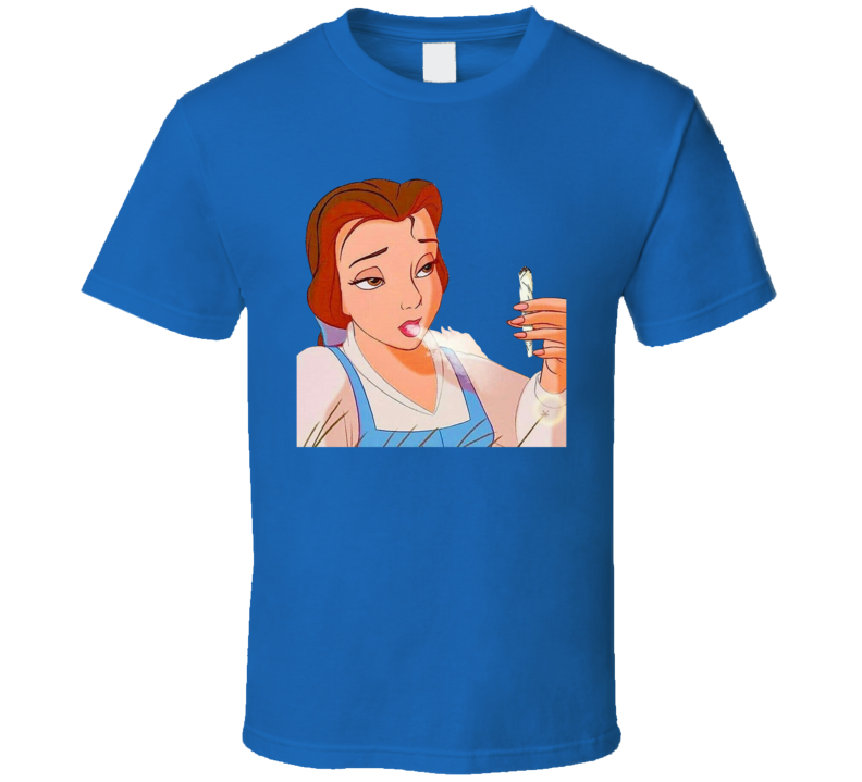 Belle Smoking Week Beauty And The Beast Parody T Shirt
