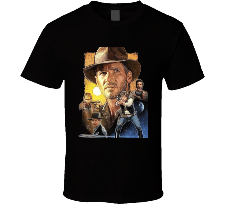 Harrison Ford Movie Characters T Shirt