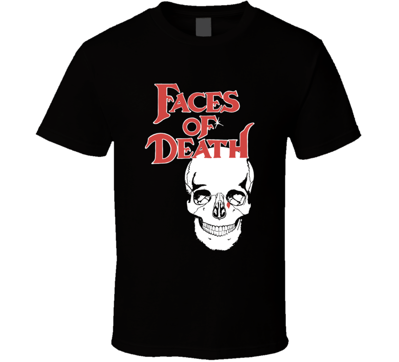 Faces Of Death 70's Mondo Horror Movie T Shirt