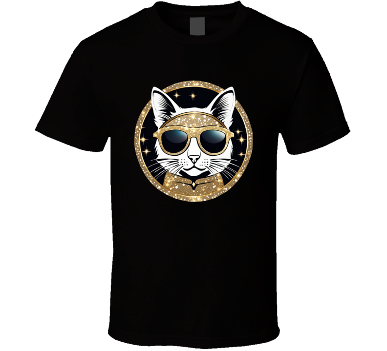 Cool Cat With Sunglasses T Shirt