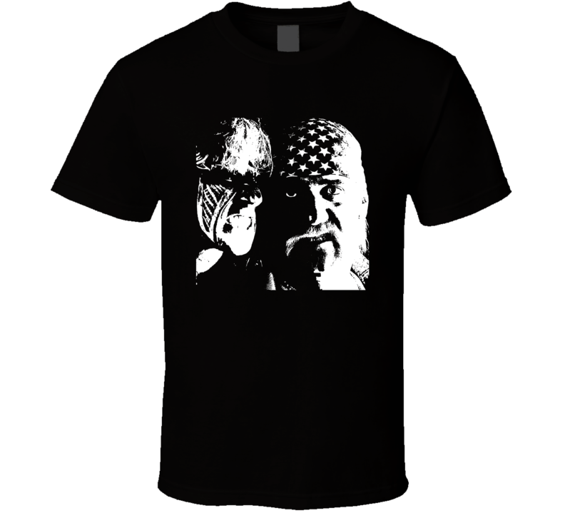 Hulk Hogan Ultimate Warrior Wrestling Fan T Shirt