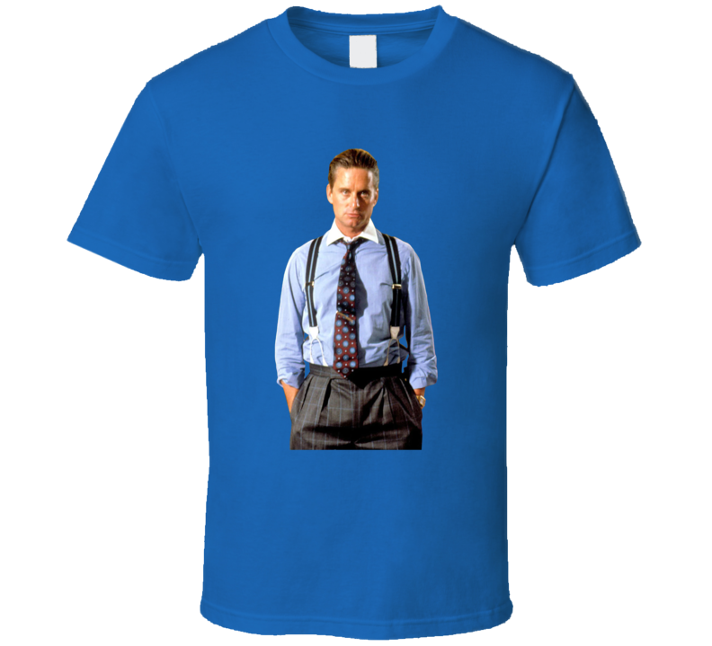 Wall Street Gordon Gekko Michael Douglas Movie T Shirt