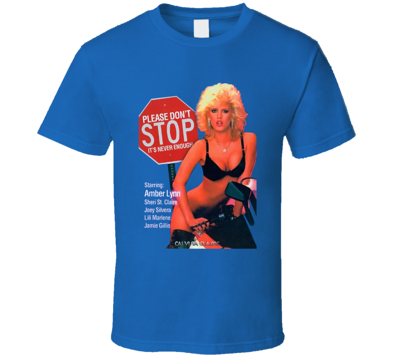 Please Don't Stop 80s Adult Movie T Shirt