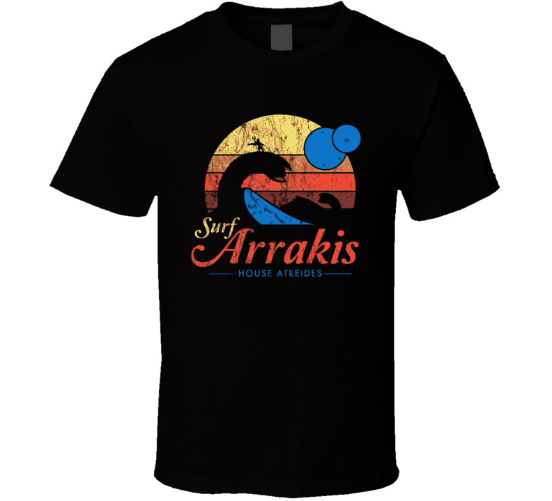 Surf Arrakis House Atreides Dune Movie Fan T Shirt