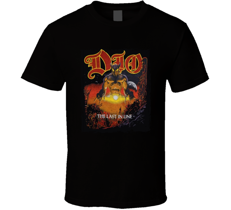 Dio The Last In Line Heavy Metal Music Fan T Shirt