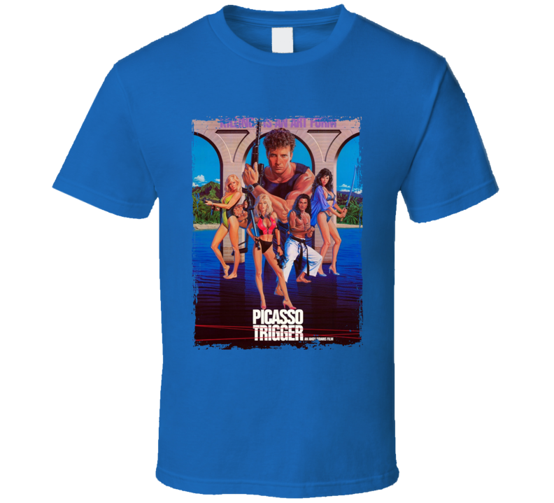 Picasso Trigger 80s Action Movie Fan T Shirt