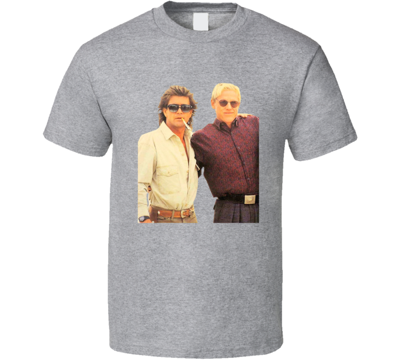 Lethal Weapon Mel Gibson Gary Busey Movie Fan T Shirt