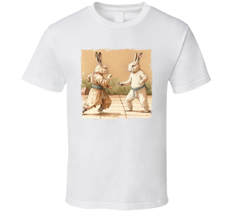 Kung Fu Rabbits T Shirt