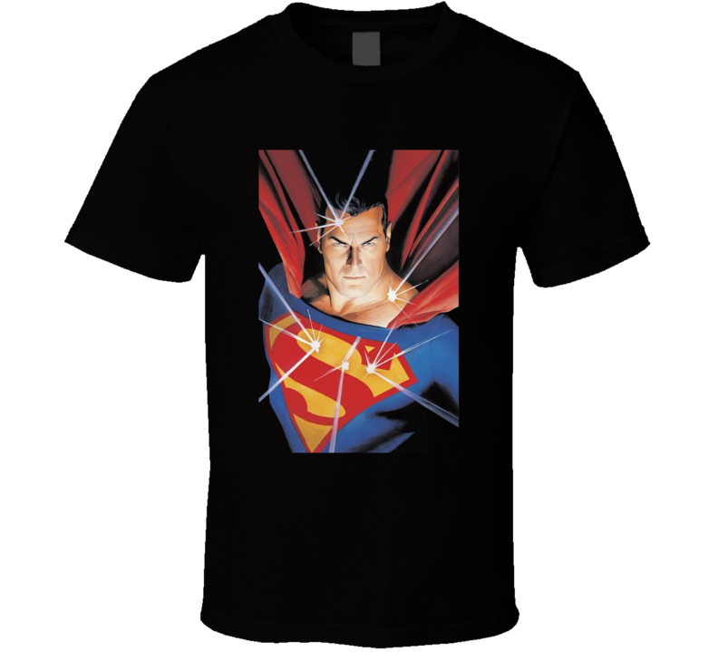 Superman Deflecting Bullets Comic T Shirt