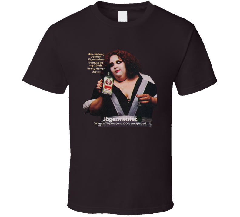 Rocky Horror Picture Show 80s Alcohol Ad T Shirt