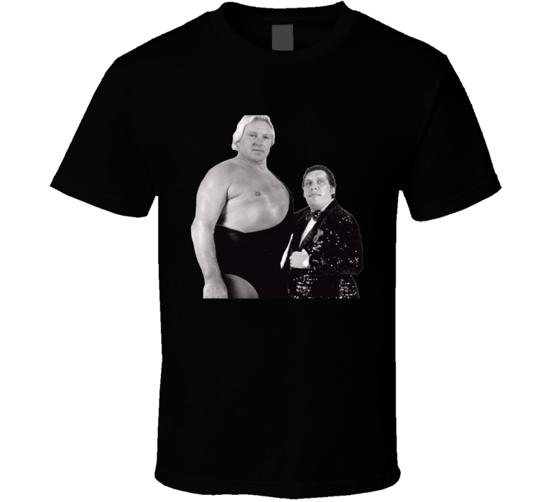 Andre The Giant Bobby Heenan Wrestling Swap Parody T Shirt