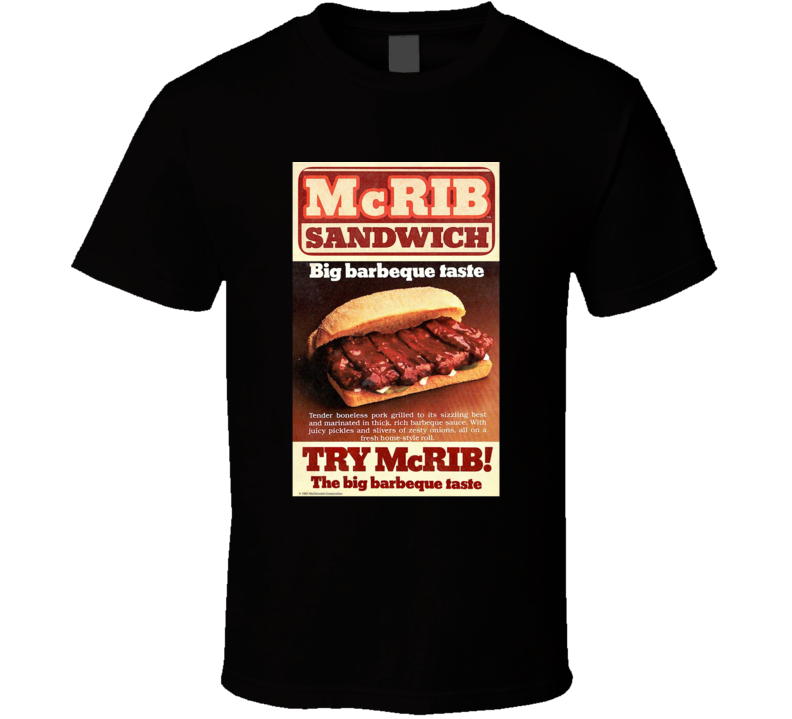 Mc Rib Mcd Classic Sandwich Funny T Shirt