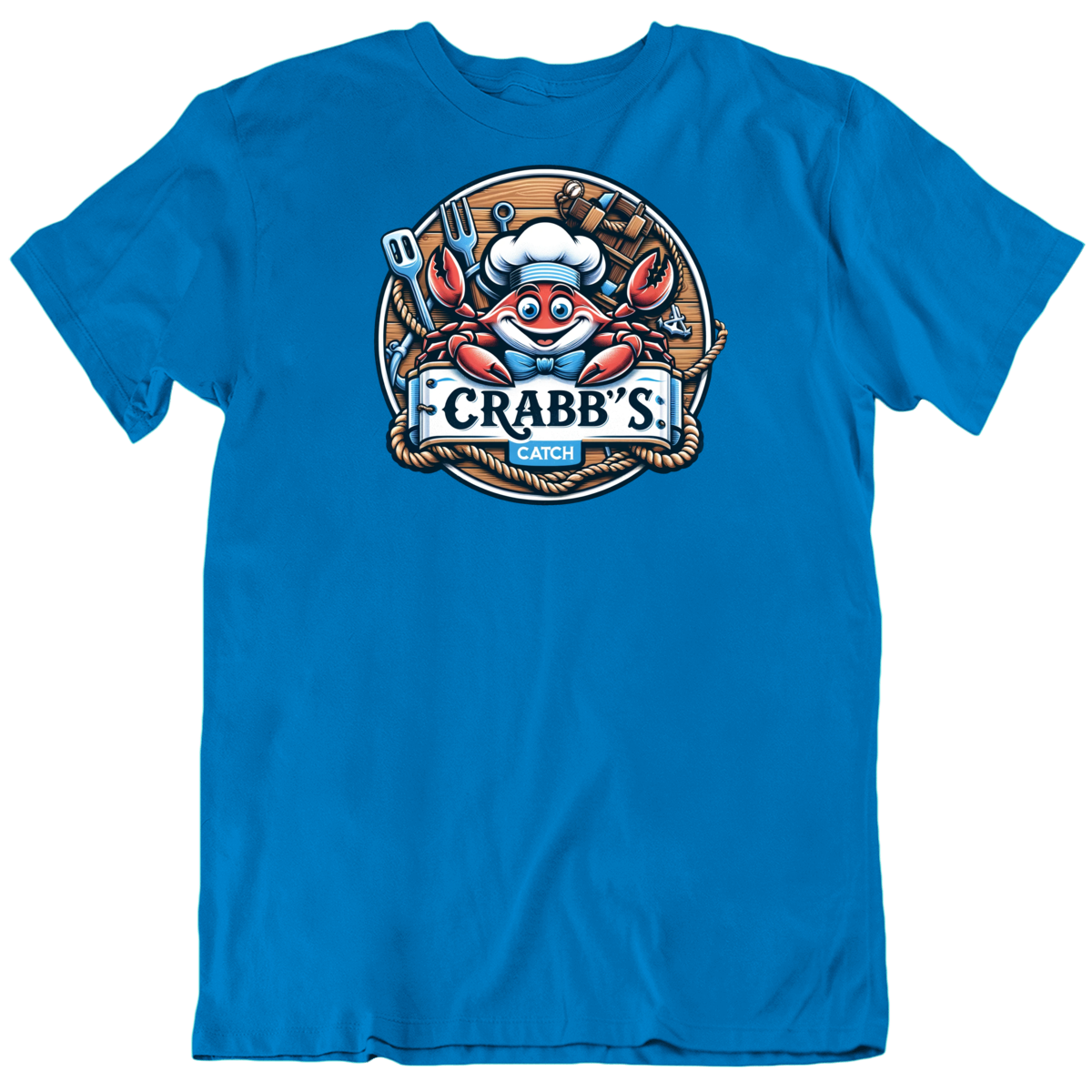 Crabb's Catch Seafood Restaurant Food Parody Funny T Shirt