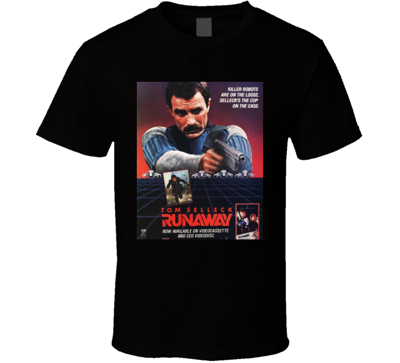 Tom Selleck Runaway Movie T Shirt