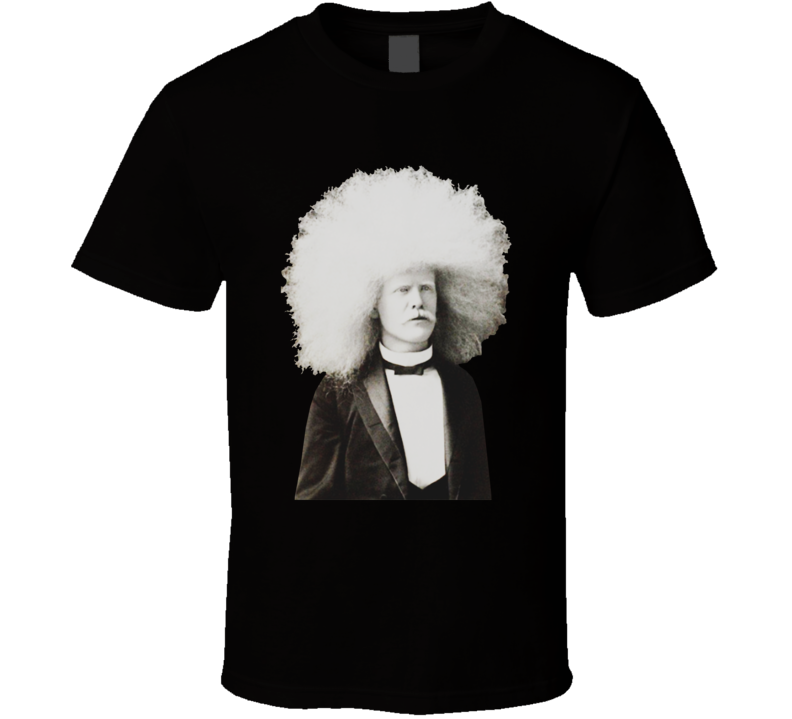 Albino Man With Large Afro T Shirt