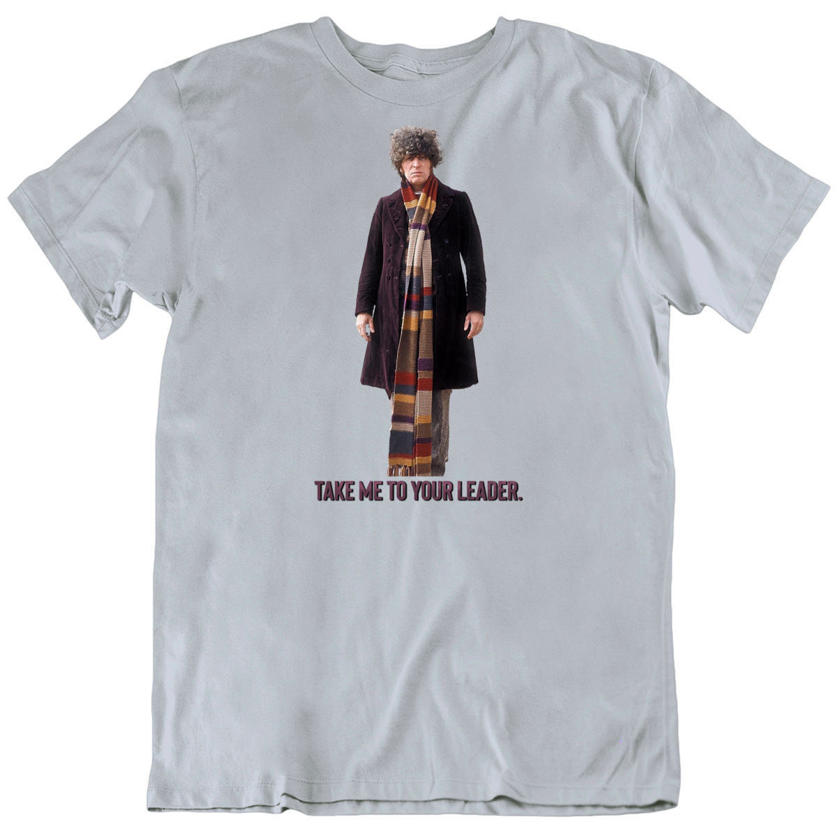 4th Doctor Who Take Me To Your Leader Tv T Shirt