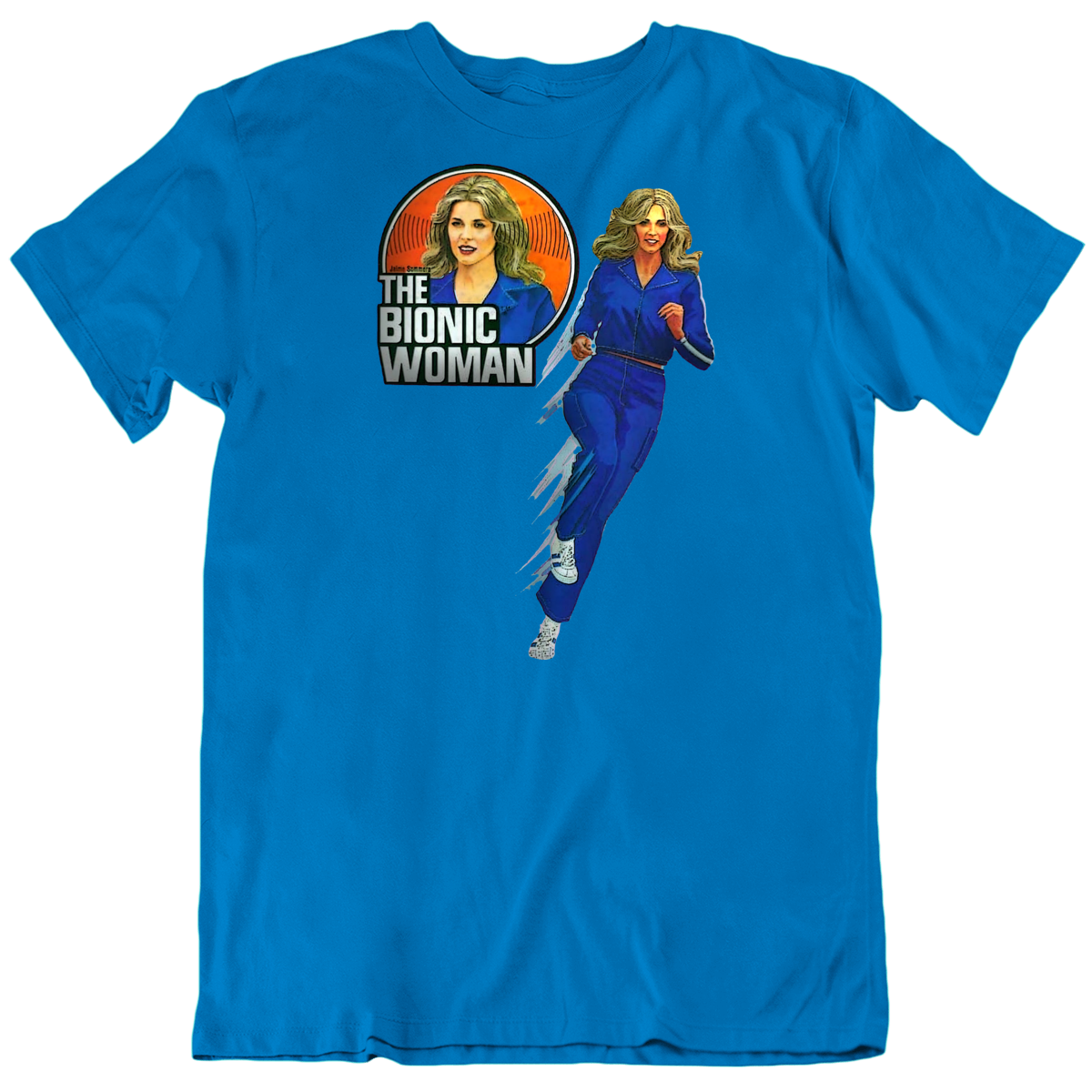 The Bionic Woman Lindsay Wagner Tv Icon 70s Fan T Shirt